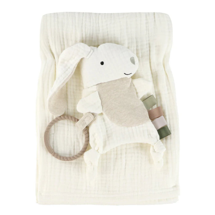Simmons Muslin Blanket w/ Toy 30x40''