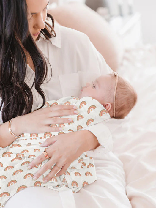 Ju-Ju-Be Swaddles Blanket 2pc Set - Be Kind Rainbows