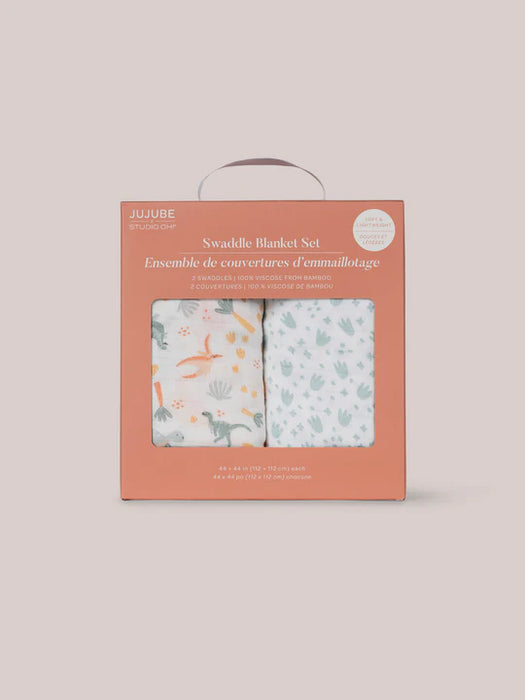 Ju-Ju-Be Swaddles Blanket 2pc Set - Roarsome