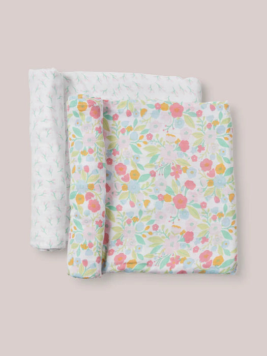 Ju-Ju-Be Swaddles Blanket 2pc Set - Sweet Daisy