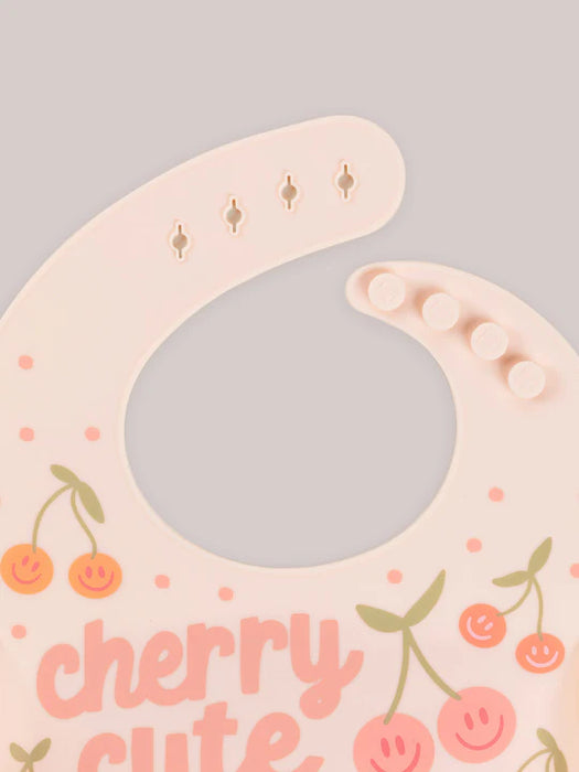 JuJuBe Silicone Bib - Cherry Cute