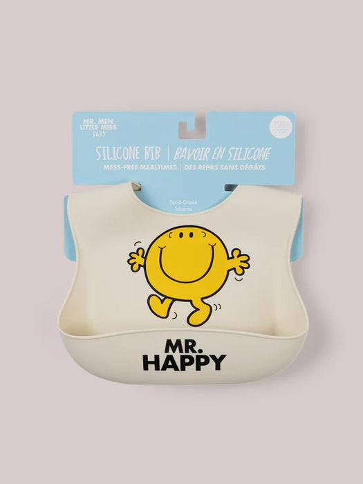 Ju-Ju-Be Silicone Bib - Mr Happy