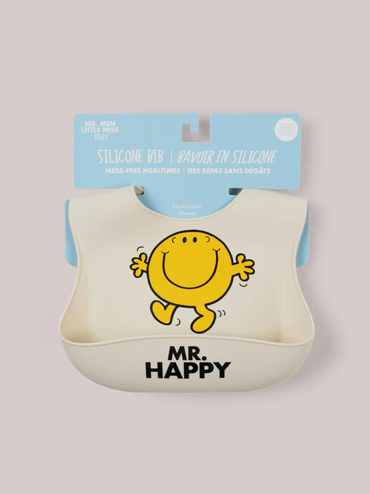 Ju-Ju-Be Silicone Bib - Mr Happy
