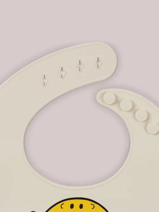 Ju-Ju-Be Silicone Bib - Mr Happy
