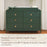 Little Seeds Briar Double Dresser - Bottle Green Paint