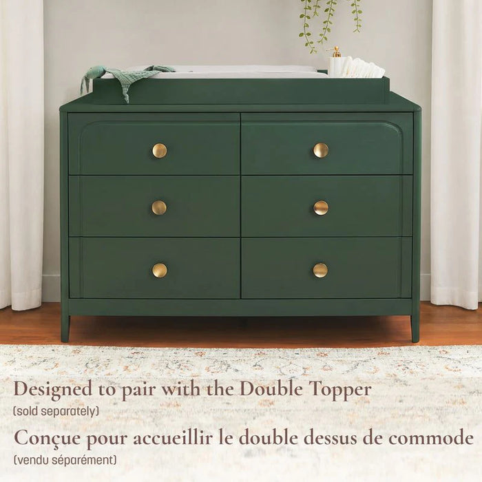 Little Seeds Briar Double Dresser - Bottle Green Paint