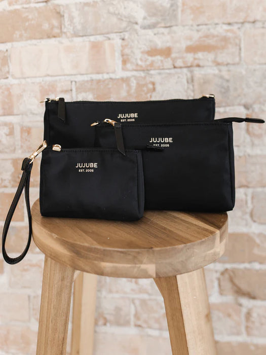 Ju-Ju-Be 3PC Pouch Set - Black