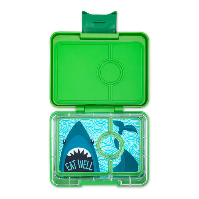 Yumbox Snack3 - Green (Shark)