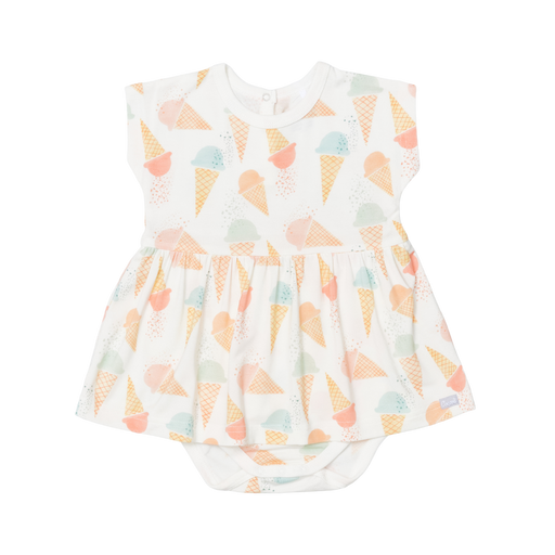 Coccoli Modal Romper - Gelato Cones on Cream