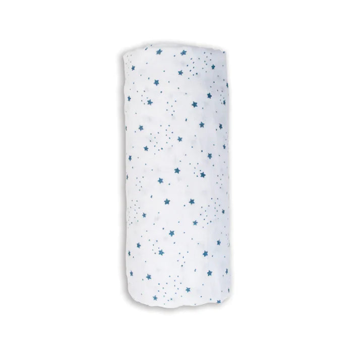 Lulujo Swaddle Blanket Muslin Cotton - Star 100cmx100cm