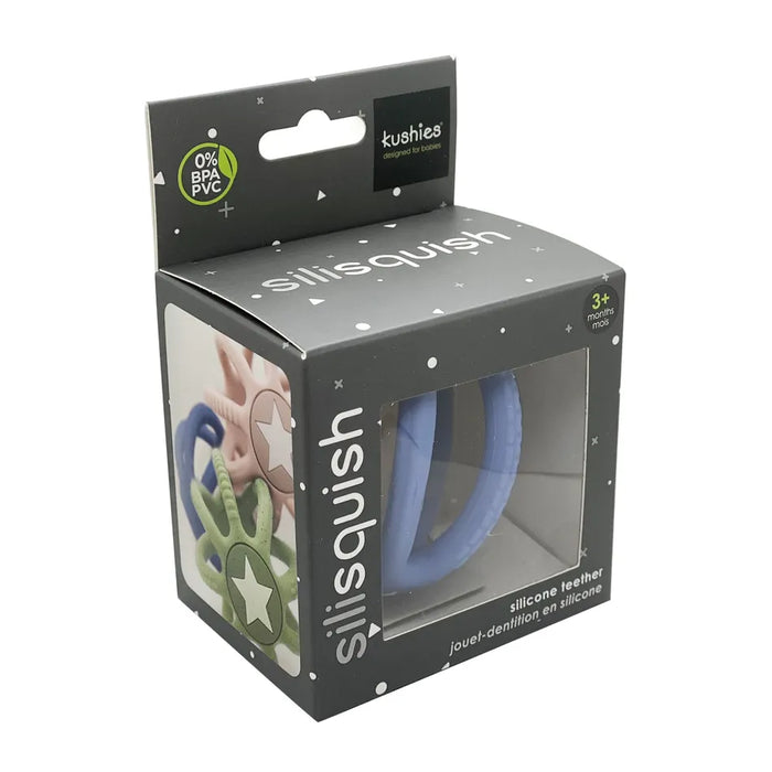 Kushies SiliSquish Teether - Blue