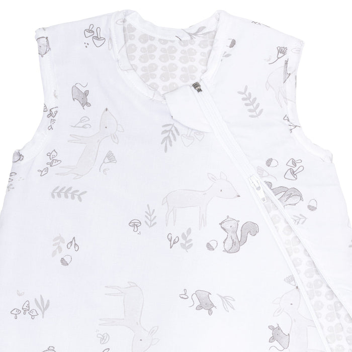 Perlim Pin Pin Jersey Lined Quilted Cotton Sleep Bag 2.0T - Forest