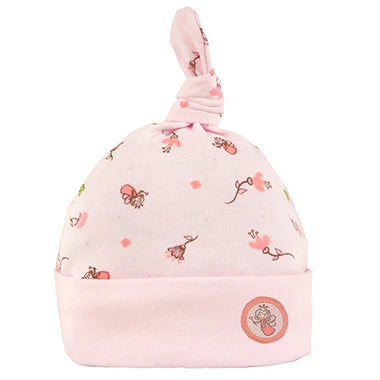 Kushies Cherish Hat Ecru Print