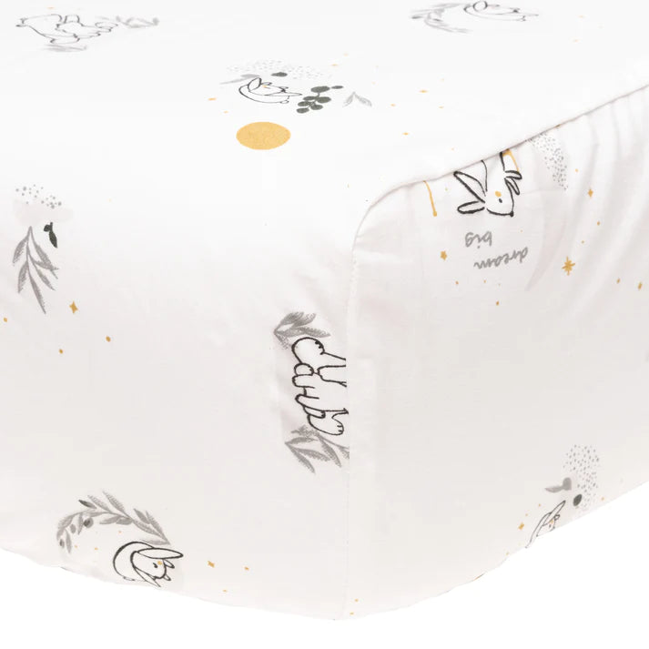 Perlim Fitted Sheet - Moonlight 130x72x23cm