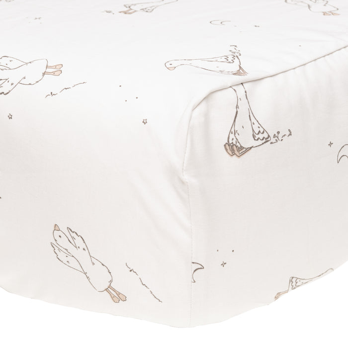 Perlim Fitted Sheet - Goose 130cmx72cmx23cm