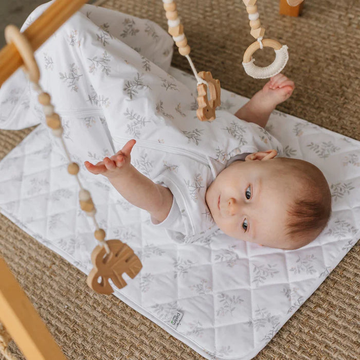 Perlim Pin Pin Change Pad - Leaves 16"x30"