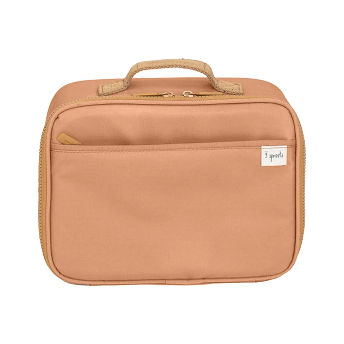 3 Sprouts Recycled Lunch Bag - Rust