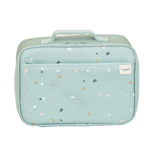 3 Sprouts Terrazzo Recycled Lunch Bag - Green