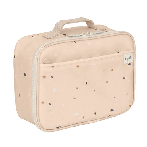 3 Sprouts Terrazzo Recycled Lunch Bag - Sand