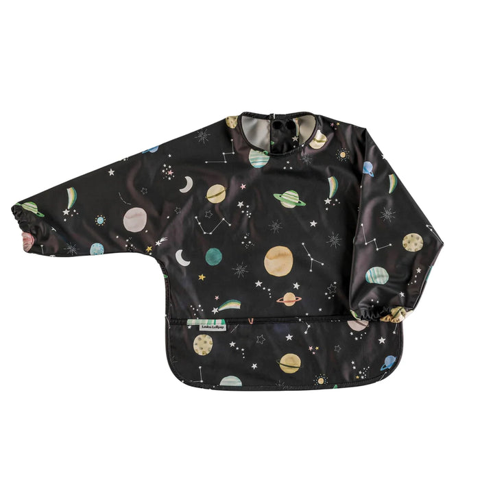 Loulou Lollipop LongSleeve Waterproof Bib - Planets