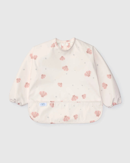 Loulou Lollipop LongSleeve Waterproof Bib - Seashells