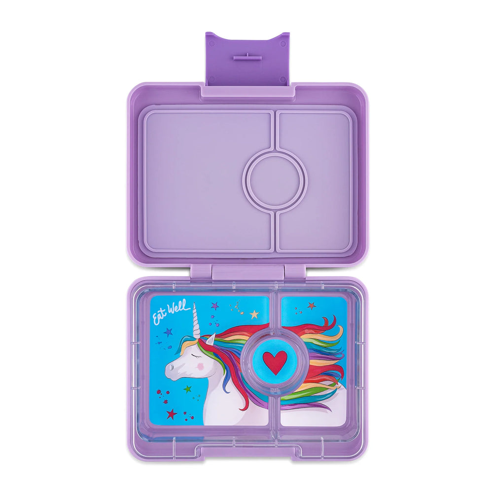 Yumbox Snack Bento Box - Lavande Purple(Magical Unicorn)