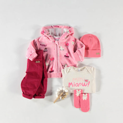 Souris Mini Corduroy Pants - Pink