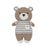Living Textiles Huggable Cotton Knit Toy - Brody Bear