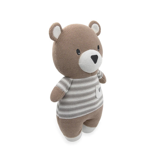Living Textiles Huggable Cotton Knit Toy - Brody Bear