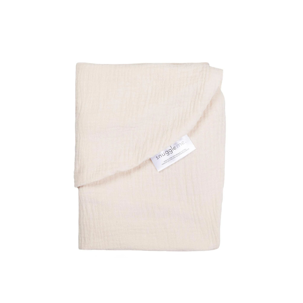 Snuggle Me Lounger Curve Muslin Cover - Natural