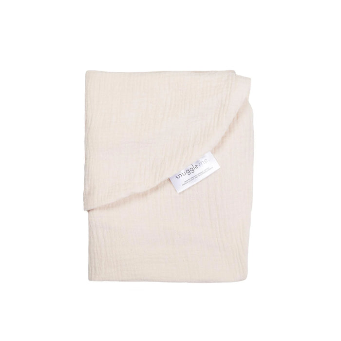 Snuggle Me Lounger Curve Muslin Cover - Natural