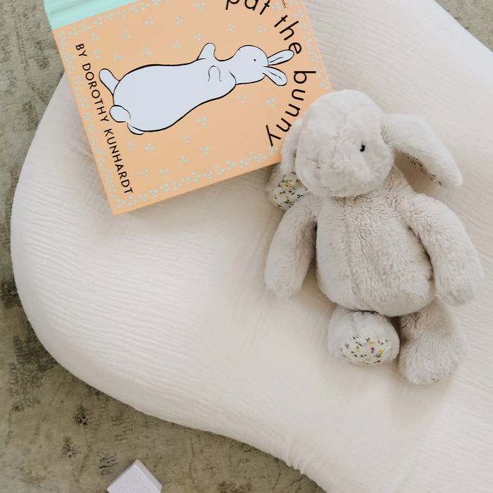 Snuggle Me Lounger Curve Muslin Cover - Natural