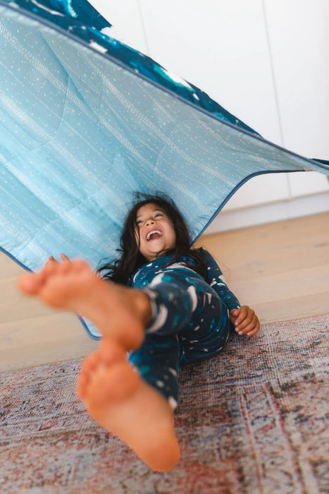 Loulou Lollipop Muslin Quilt Blanket - Stargazing Bear