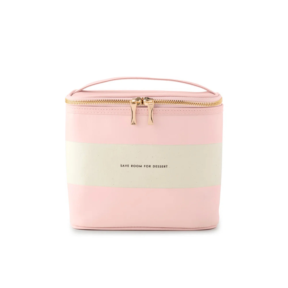 Kate Spade Lunch Tote - Blush Rugby Stripe