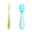 Munchkin 2pk Gentle Dip Self Feeding Utensils - Blue/Green