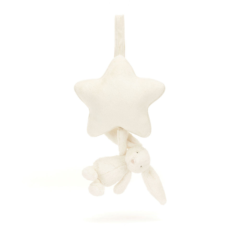 Jellycat Bushful Cream Bunny Musical Pull