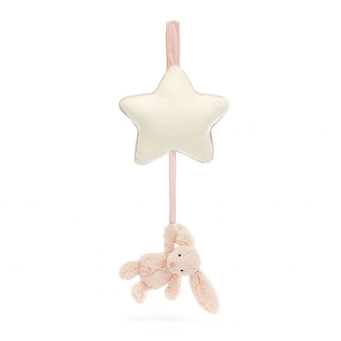 Jellycat Bushful Blush Bunny Musical Pull