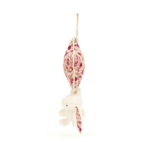 JellyCat Amuseables Blossom Cream Bunny Berry Musical Pull