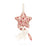JellyCat Amuseables Blossom Cream Bunny Berry Musical Pull