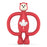 Matchstick Monkey Teething Toy Beaver