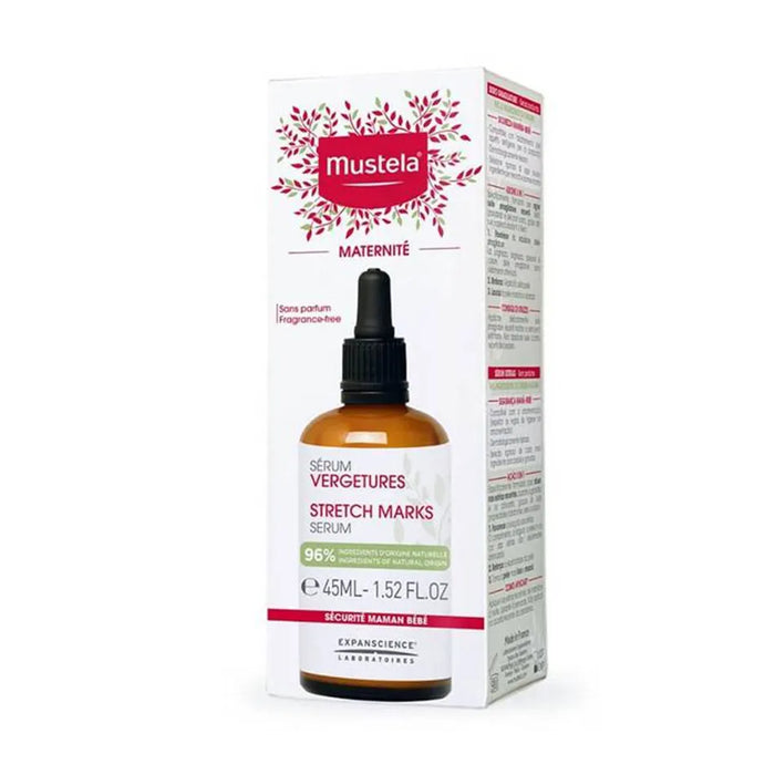 Mustela Stretch Mark Serum Fragrance Free 45ml (Dated May 2026)