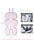 Manito Clean Basic Cool Seat Pad - Tiara Pink