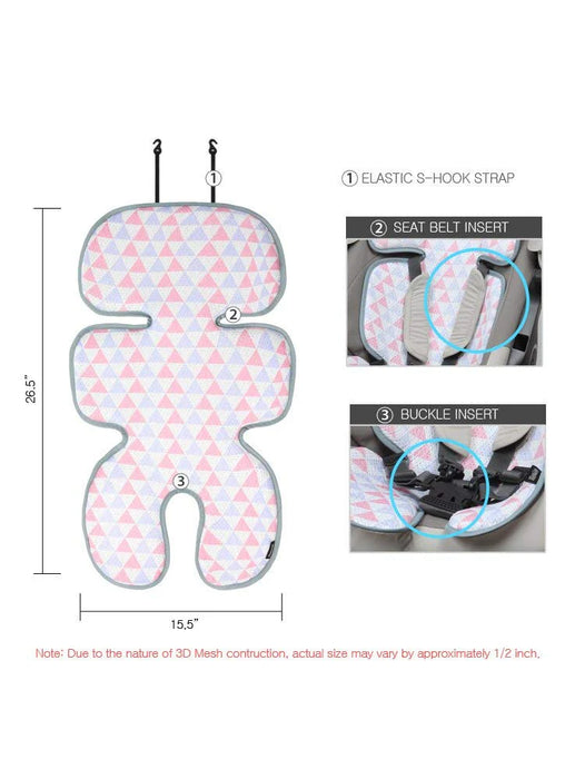 Manito Clean Basic Cool Seat Pad - Tiara Pink