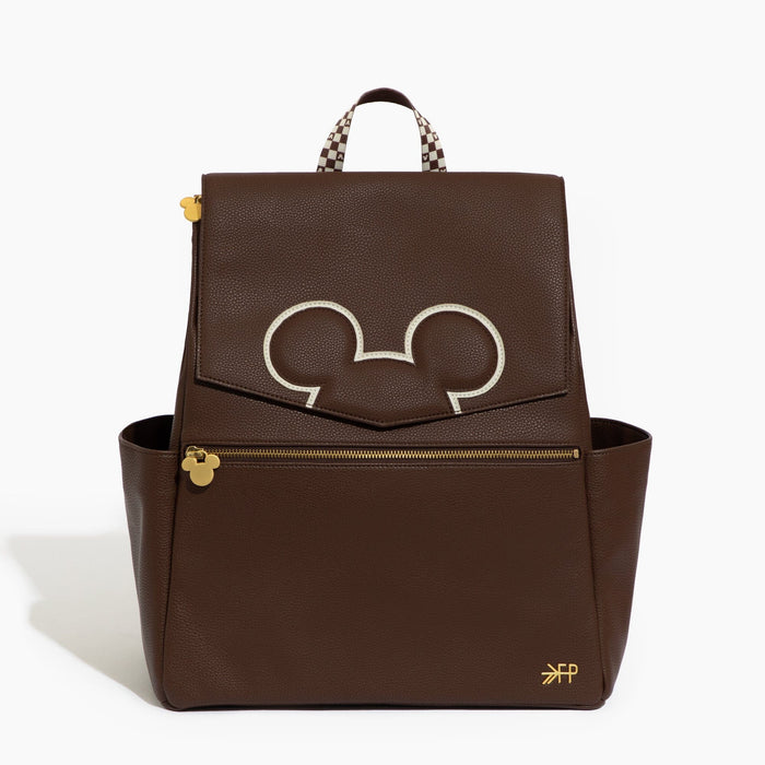 Freshly Picked Classic Diaper Bag II Disney - Mocha Mickey Mouse (Brown)