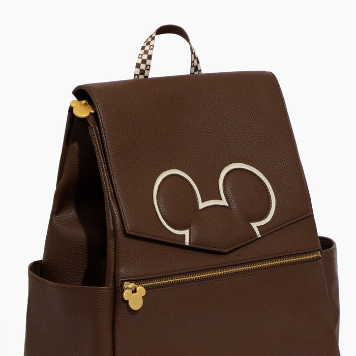 Freshly Picked Classic Diaper Bag II Disney - Mocha Mickey Mouse (Brown)