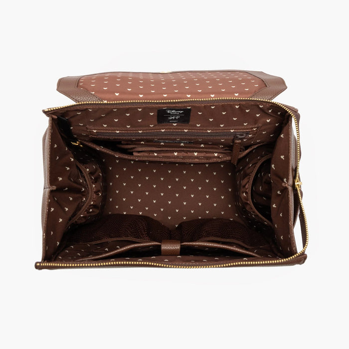 Freshly Picked Classic Diaper Bag II Disney - Mocha Mickey Mouse (Brown)