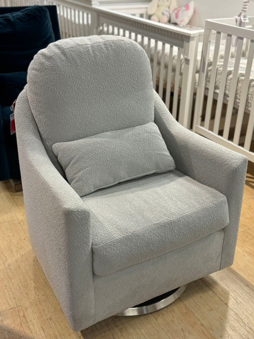 Monte Nessa Glider - Dove Grey Boucle/Steel Swivel (Floormodel/IN STORE PICK UP ONLY)