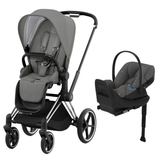 Cybex Priam4 - Chrome Frame with Grey Seat + Cloud G Lux Grey