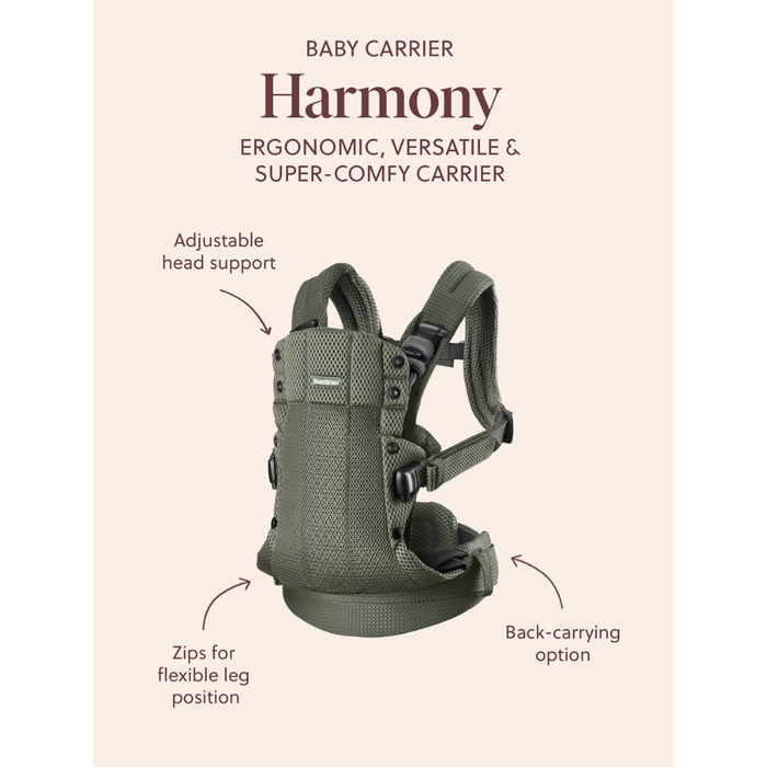 Baby Bjorn Carrier Harmony 3D Mesh - Gray Beige