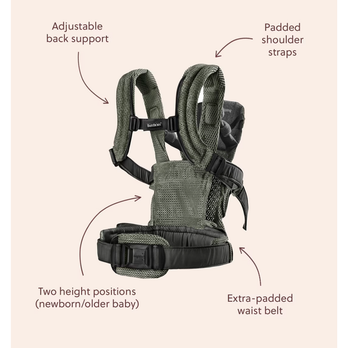 Baby Bjorn Carrier Harmony 3D Mesh - Gray Beige